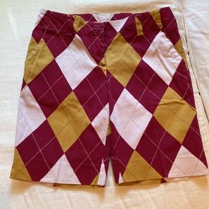 Loudmouth ladies golf shorts size 6